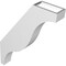 Ekena Millwork 3-in. W x 16-in. D x 22-in. H Funston Architectural Grade PVC Knee Brace BRCP03X16X22FST - alternate 3